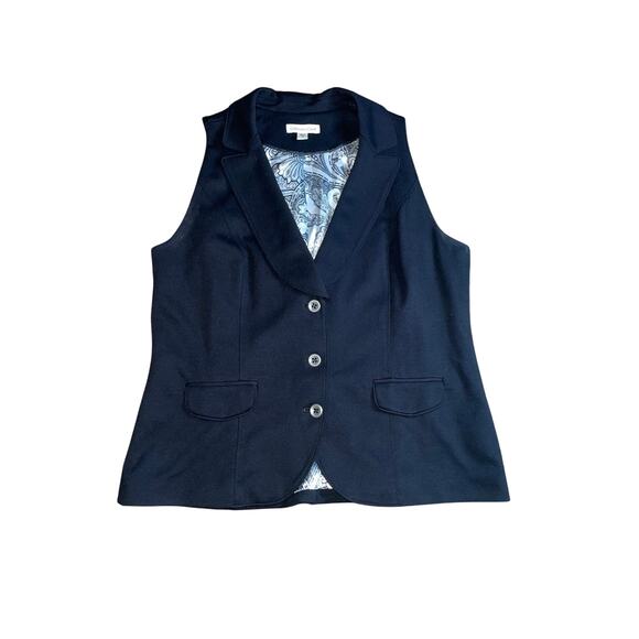 Coldwater Creek Button Up Vest - Size 16** - Picture 1 of 6